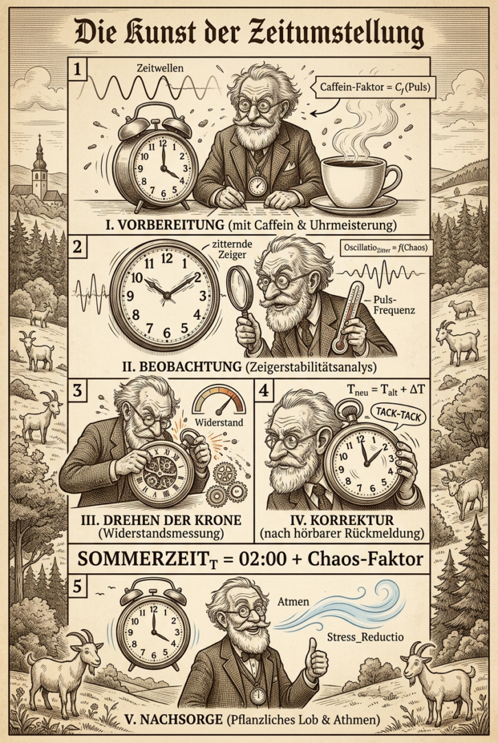 Die kunst der Zeitumstellung